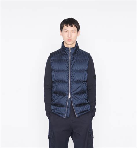 dior oblique down jacket replica|dior sleeveless jacket.